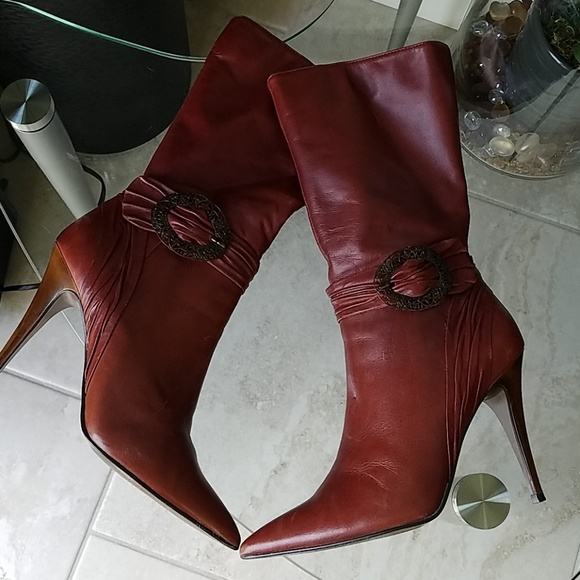 CARLOS by Carlos Santana Knight-Brandy Boots - Picture 7 of 8